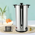 thumbnail image 3 of 25L Commercial Electric Hot Water Boiler Stainless Steel Tea Urn Coffee Boiler for Homes, Cafes, Buffets, 3 of 20