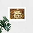 thumbnail image 4 of Michelangelo Pieta 1499 Marble Sculpture of Mary Holding Jesus Unframed Wall Art Print 12x16 inch, 4 of 5