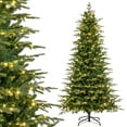 thumbnail image 4 of Costway Árbol de Navidad artificial de 270 cm con 1770 puntas de ramas 560 luces LED 3 temporizadores remoto, 4 of 5