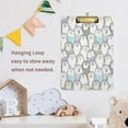 thumbnail image 7 of GZHJMY Cute Penguins Clipboard,Standard A4 Letter Size Hardboard Office Clipboards with Low Profile Clip for Classrooms, Offices,Students-Gold Clip17 Whiteboard Clipboards, 7 of 7