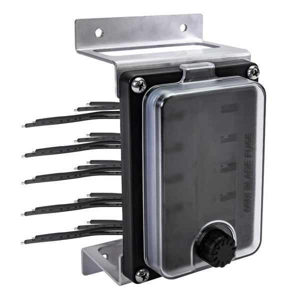 Waterproof 10Way Mini Blade Fuse Block 20A/Outlet [IP56] [10