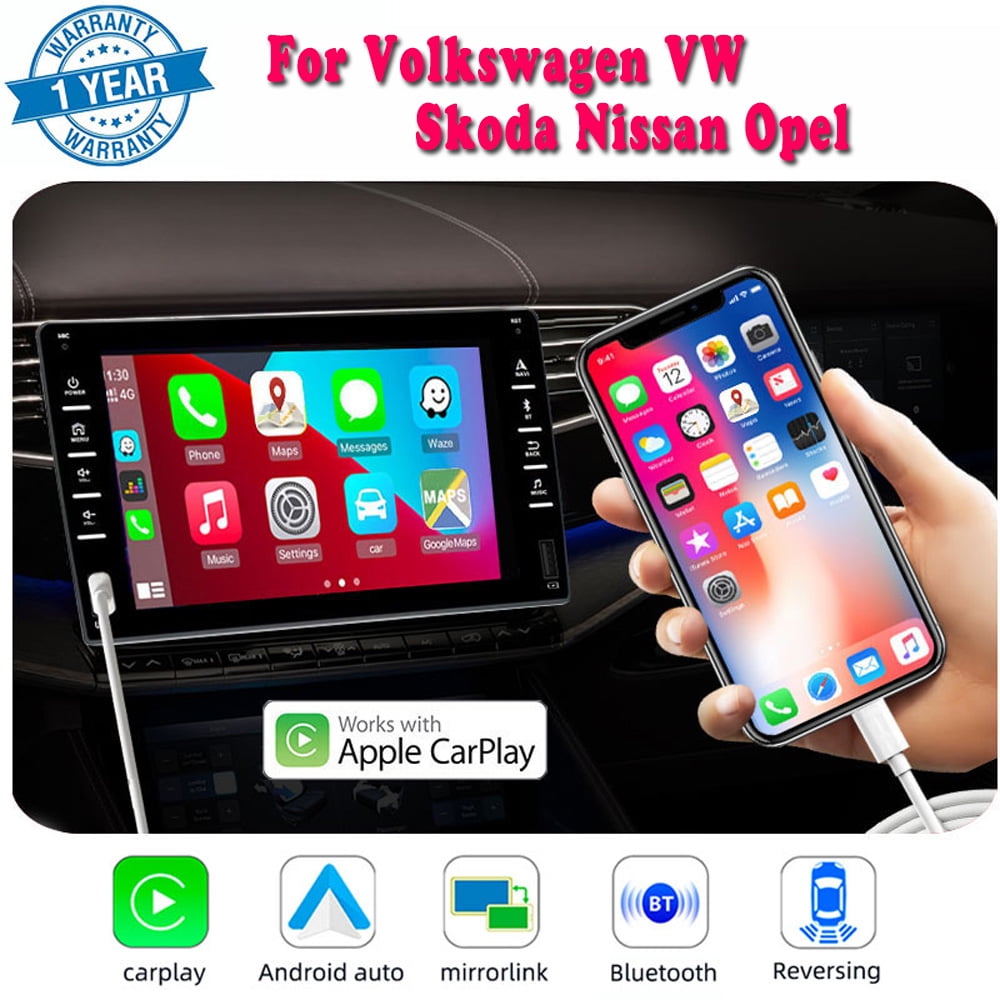 8" Touch Screen Car Stereo For VW With Apple Carplay Android Auto Car