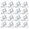 thumbnail image 3 of Shisuyan Crystal Button No Sew Crystal Buttons White Glass 30Pcs 2x0.79In, 3 of 9