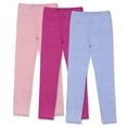 thumbnail image 3 of Millie Loves Lily Girls' 3-Pack Ribbed Legging Set, Big Girls, Size 6, 3 of 5