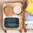 thumbnail image 7 of ERJLKXP Retro Blue Mandala Flower Makeup Bags Travel Cosmetic Bag Case, Large Capacity Organizer and Storage, Portable Pouch Toiletry bag for Women & Girls, 7 of 7