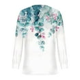thumbnail image 4 of Bwndum Fall Tops for Women Trendy Floral Ladies Blouse Long Sleeve Graphic T Shirts S-2XL Clearance, 4 of 4