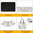 thumbnail image 4 of Bohemian Pattern Picnic Blanket Waterproof Outdoor Beach Blanket Hand-held Pad Suitable for Travel, Camping, Beach, Family Gatherings, 4 of 8