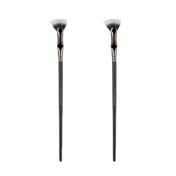 Scalloped Lash Brush, Fan Brush for Lashes Eyelash Separator Tool, Eyelash Comb for Upper Lower Eye 2pcs