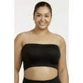 thumbnail image 5 of 6 Packs of Sofra Women's Plus Size Seamless Strapless Off Shoulder Bandeau Tube Bra Tops w/ No Pad, 5 of 5