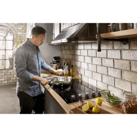 KitchenAid - 30" Built-In Electric Cooktop - Black
