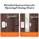 thumbnail image 5 of Alarma magnética para puerta, cerradura de seguridad multifuncional para puertas y ventanas, protección para el hogar, recordatorio de apertura y cierre de puertas, alarma de plástico para puertas y v, 5 of 6