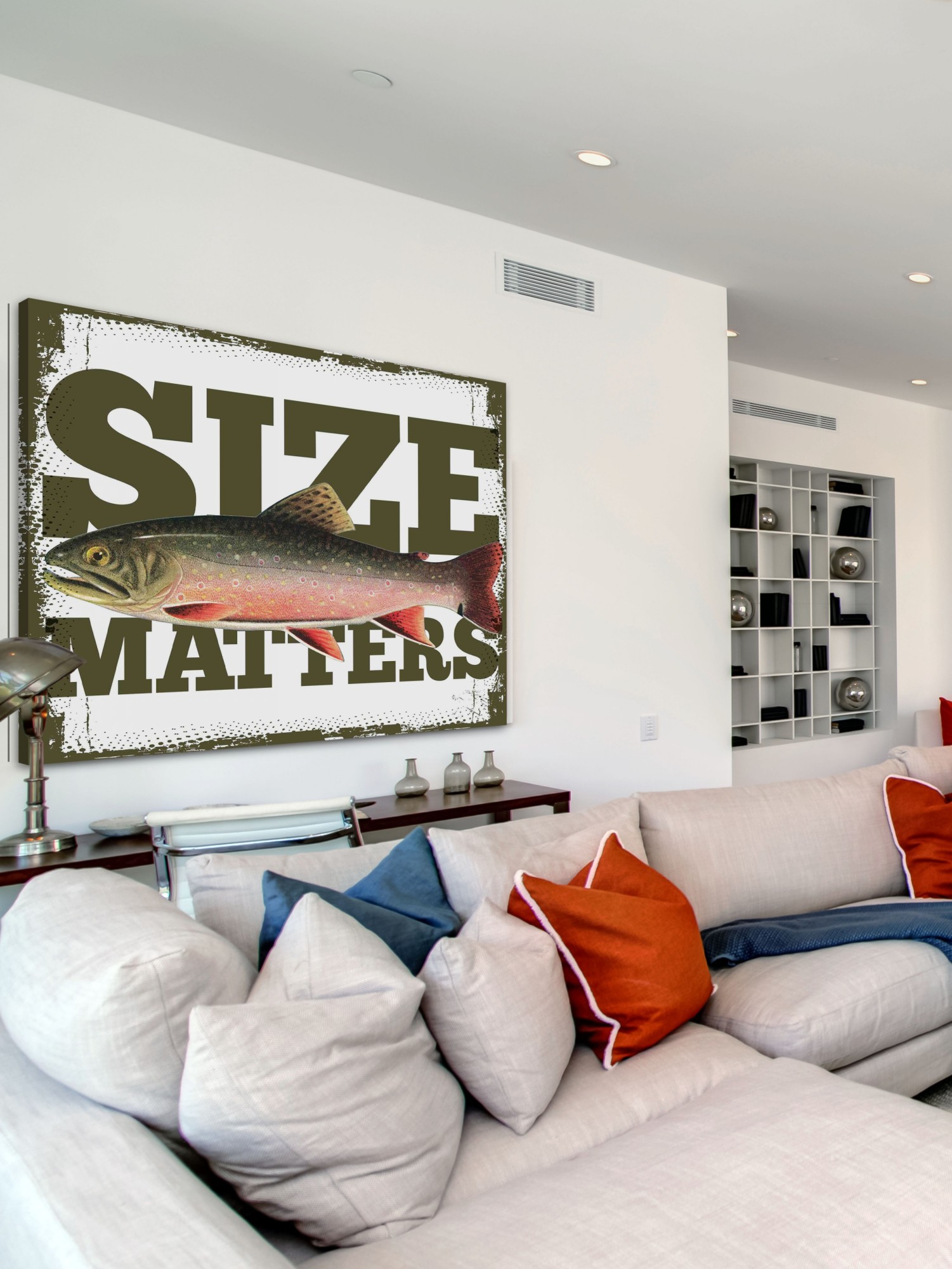 Marmont Hill Size Matters by Saturday Evening Post Painting Print on Canvas