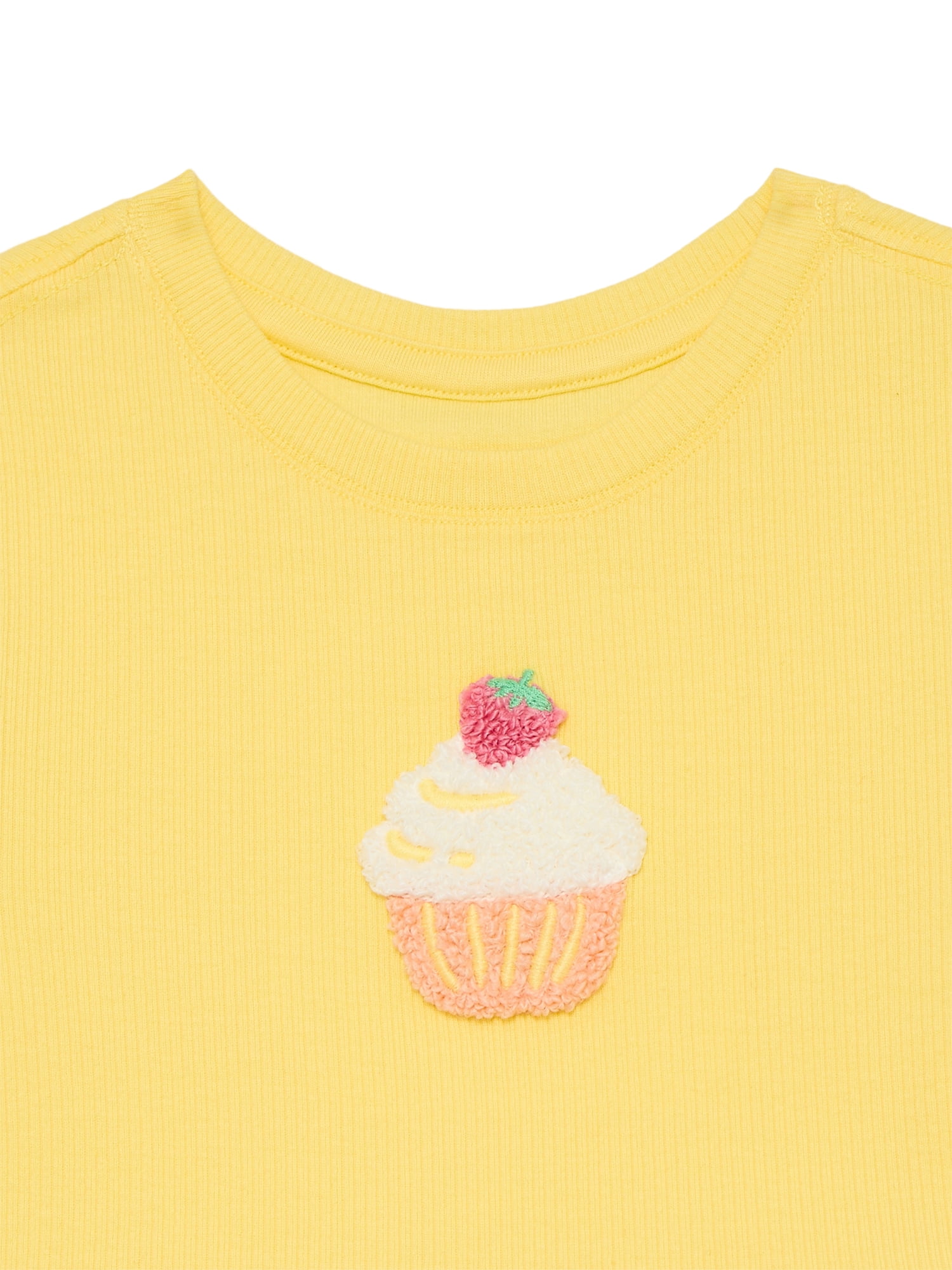 Wonder Nation Baby Girl Peplum Tee, Sizes 0-24 Months
