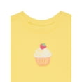 thumbnail image 2 of Wonder Nation Baby Girl Peplum Tee, Sizes 0-24 Months, 2 of 3