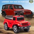 thumbnail image 2 of East doll Kids Ride on Push Car, Licensed Jeep ride on toy for toddler, kids jeep Ages 1-3 Years, Horn,Under Seat Storage, 4 wheeler, Baby Walking Racer Gift for Boys Girls, Red, 2 of 7