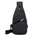 thumbnail image 1 of Bolso de pecho para hombre, Bolso de lona Oxford, ligera, resistente al desgaste, viaje de compras, 1 of 6