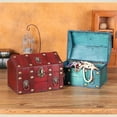 thumbnail image 4 of Antique Design Wooden Accessory Box Secure Locking Mechanism Home Organization Essential, 4 of 14