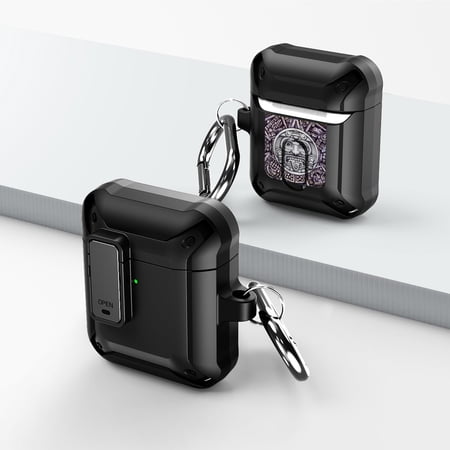 Duo Shield Secure Lock Designed For Apple AirPods Generation 1 & 2 With Hook  Black/Black price history on PriceWatchPro