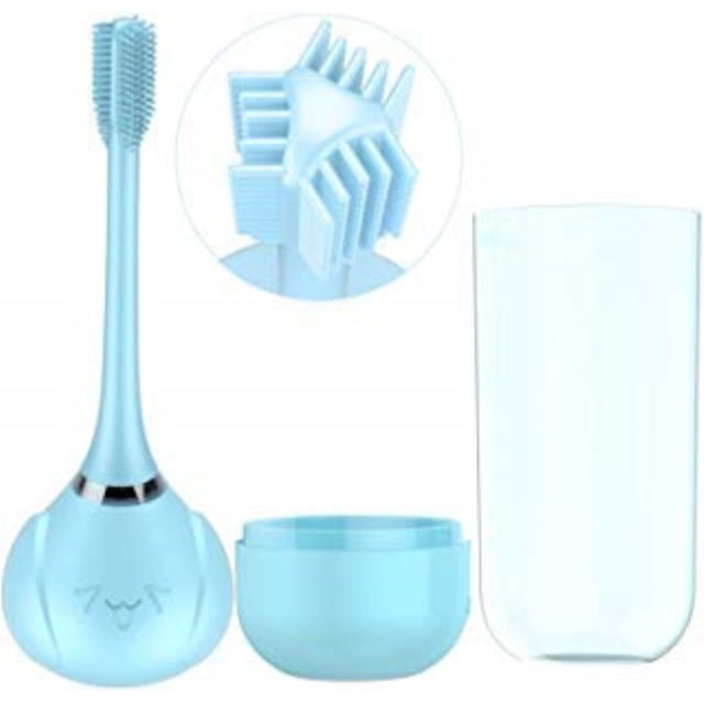sonic silicone toothbrush