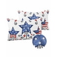thumbnail image 6 of Outdoor Pillow Covers Throws 4th of July USA Flag Star on White,Waterproof Pillow Cases Pack of 2 Red Stripe Love Hearts,Durable Cushion Cover Pillowcase for Patio Balcony Couch Garden, 6 of 7