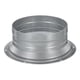 thumbnail image 1 of Conector de conducto de 5 pulgadas Uxcell, accesorio de metal, brida de tubería recta, conducto de ventilación redondo, 1 of 5