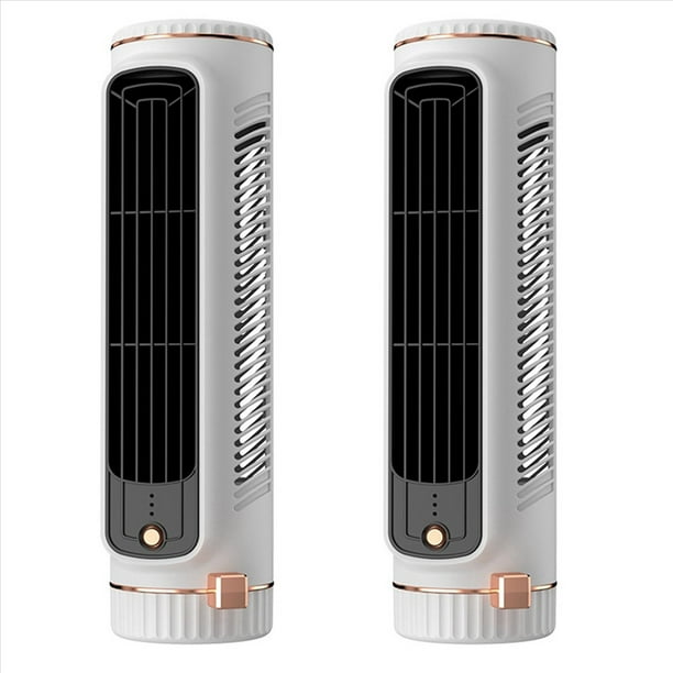2X Ventilador de Circulación de Aire Sin Aspas Ventilador de Torre Ventilador Sin Aspas Dormitorio Dormitorio Ultra Silencioso Escritorio Piso Ventilador