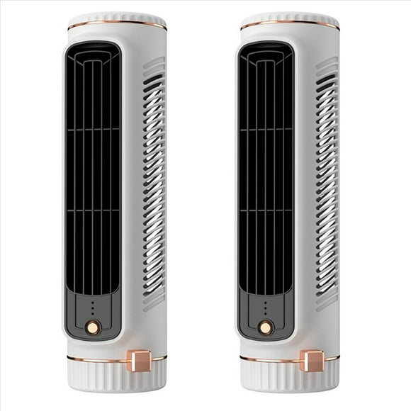 2X Ventilador de Circulación de Aire Sin Aspas Ventilador de Torre Ventilador Sin Aspas Dormitorio Dormitorio Ultra Silencioso Escritorio Piso Ventilador