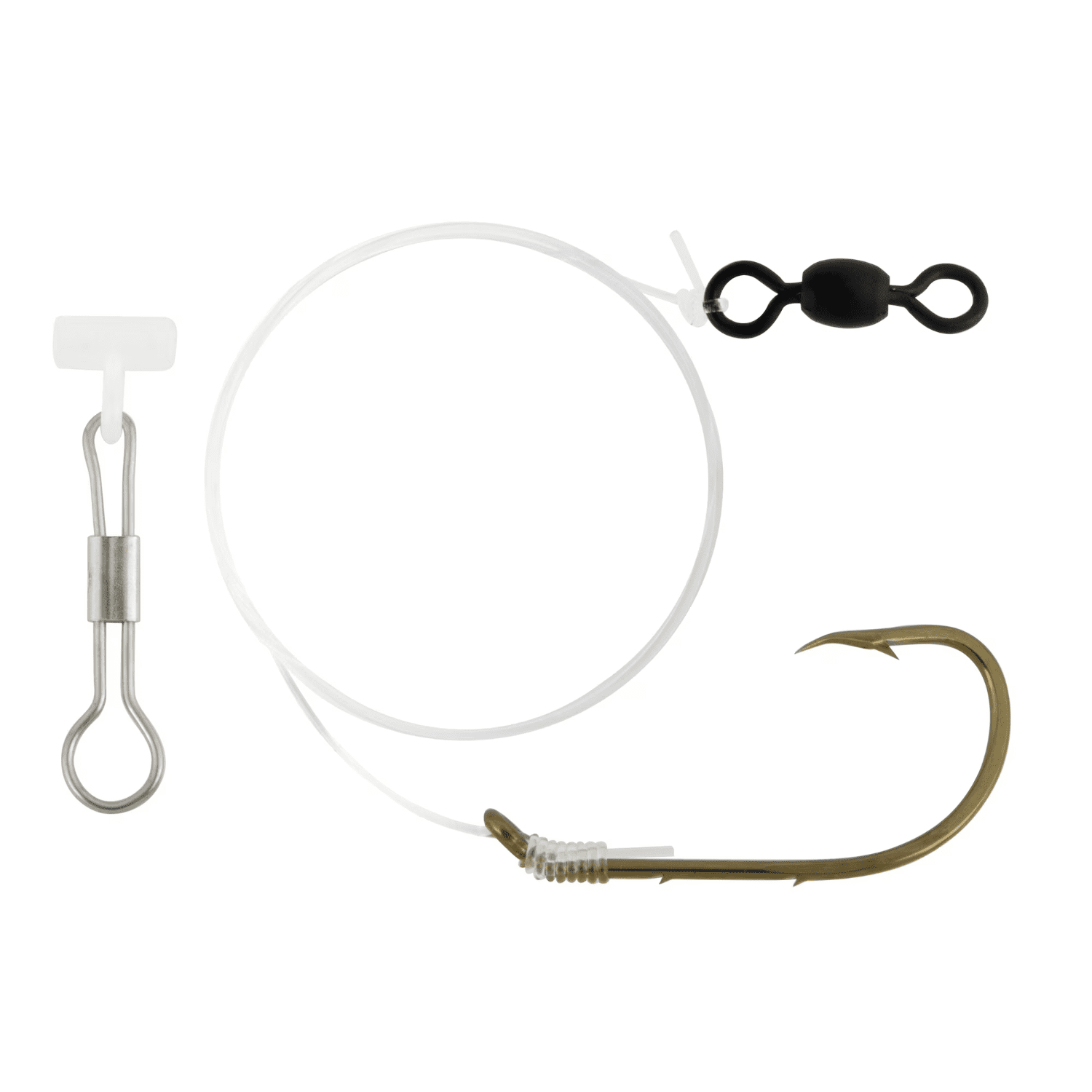 (1 pack) Tsunami Striped Bass Rig – 6/0 Hook, 42'' Leader, 60 lb. Test