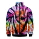 thumbnail image 2 of Chaqueta con cuello alto y estampado tie-dye 3D para hombre y mujer, ropa informal de manga larga, abrigo, ropa para hombre, abrigos de primavera, 2 of 4