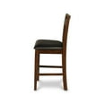 thumbnail image 5 of New Classic Furniture Gia Solid Wood Counter Drop Leaf Table W/2 Chairs in Brown, 5 of 11