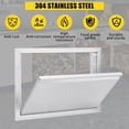 thumbnail image 4 of Puerta de Acceso para BBQ 24"x17", Puerta Exterior para Cocina con Acero Inoxidable 304 Resistente al Clima, 4 of 8