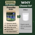 thumbnail image 4 of Fearathe Nicotinamide Riboside Supplement, with Resveratrol, for Energy and Focus Support, 900mg,80 Capsules, 4 of 7