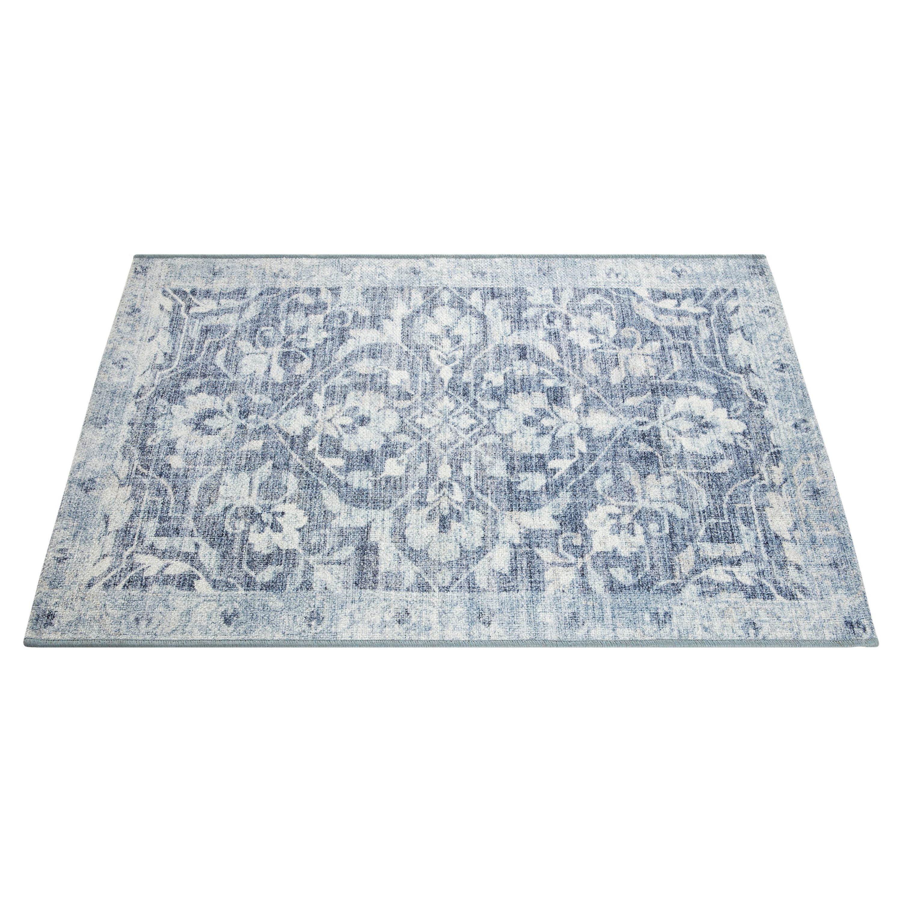 Better Homes & Gardens Blue Persian Non-Skid Indoor 30" x 46" Accent Rug