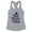 Heather Grey, variant on Bad Witch Vibes Tank Top Fitted Racerback Women's Large White