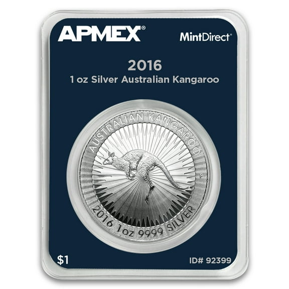 2016 Australia 1 oz Silver Kangaroo (MintDirect® Single)