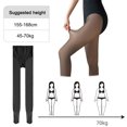 thumbnail image 4 of Medias forradas Leggings de mujer Pantimedias térmicas Medias translúcidas falsas, 4 of 7