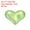 Green, variant on Uxcell 40 Pcs Focal Beads Acrylic Heart Beads Jewelry Making Charm Light Purple