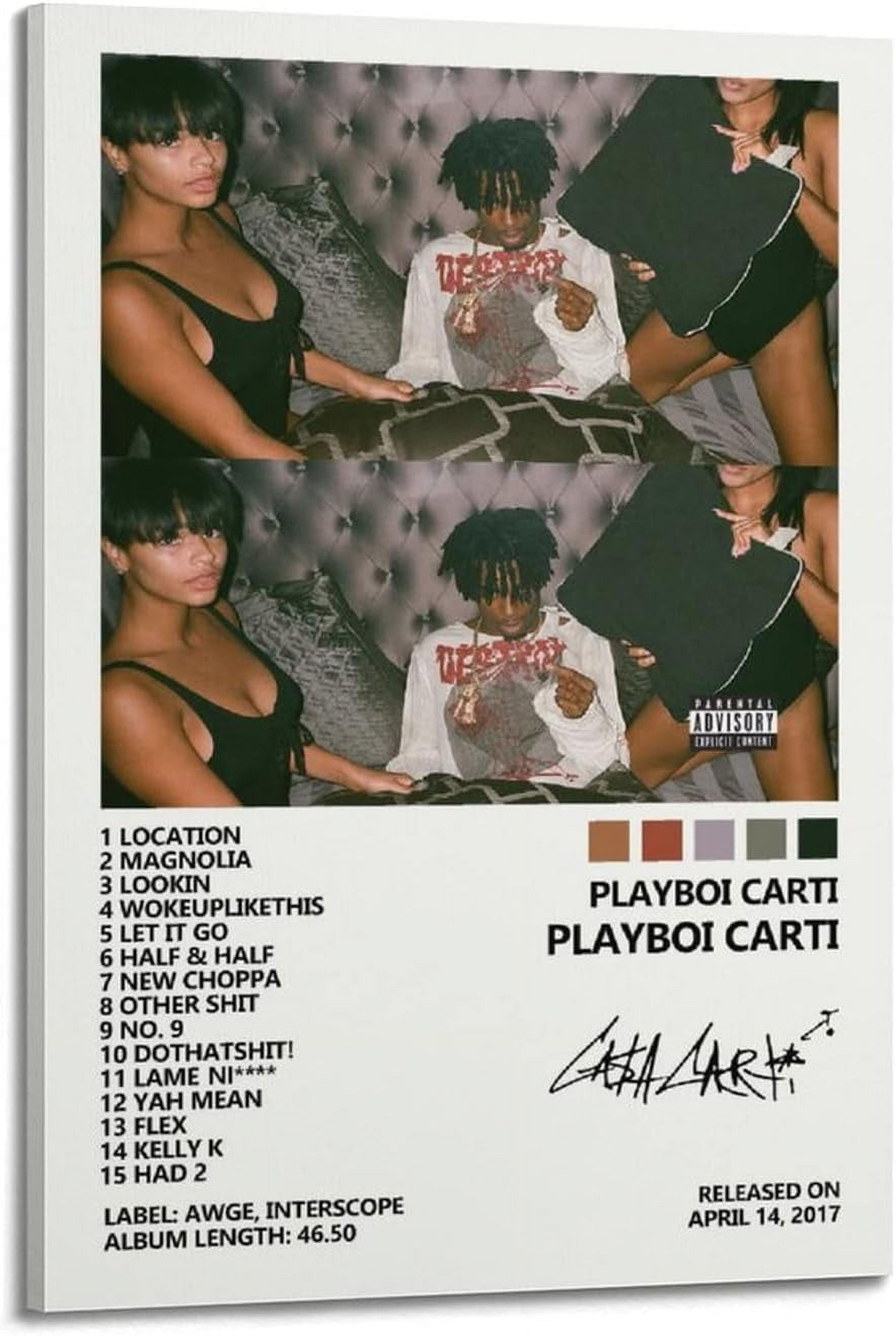 LAICAIW Playboi Carti Posters Playboi Carti Album Cover Poster for