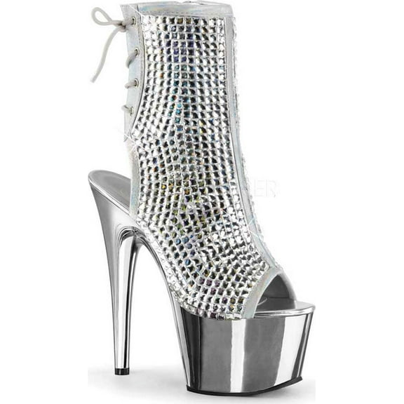 Women's Pleaser Adore 1018DCS Open-Toe Bootie