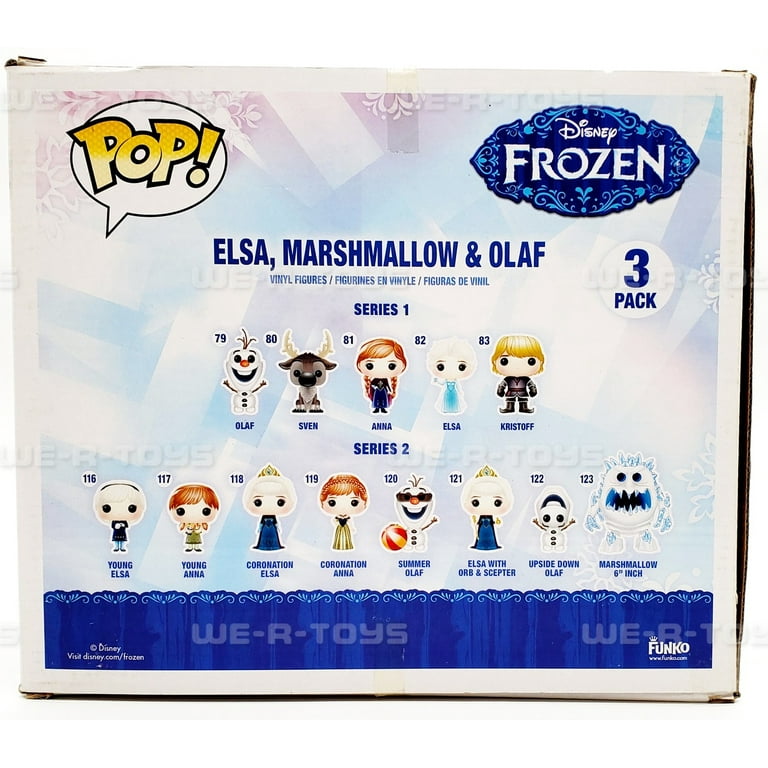 Funko Disney Frozen POP! Movies Elsa, Marshmallow & Olaf