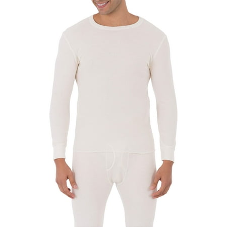 Big Mens Classic Thermal Underwear Crew Top (Best Mens Long Johns)