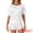 White, variant on DARING DIVA Women's Satin Pajama Pullover T-shirt with Shorts Lounge Sets Hot Pink S