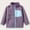 Purple, variant on Abtuhar Boys and Girls Fall Winter Casual Outerwear and Jackets Solid Thick Fleece Stand‑collar Zip‑up Coat with Pockets for 3‑15 Years