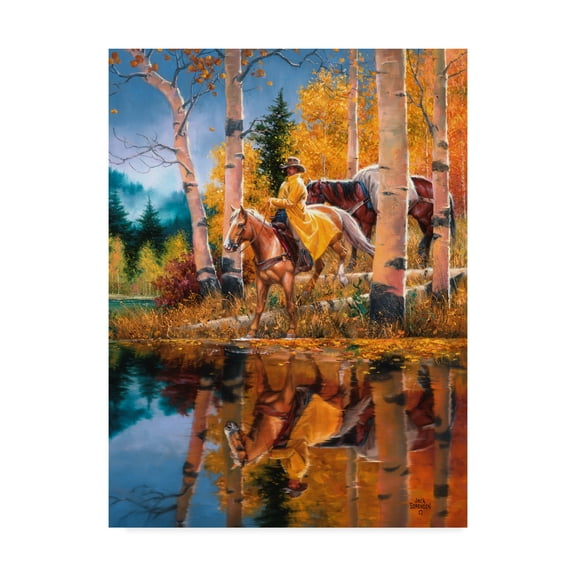 Trademark Fine Art 'When all that Glitters' Canvas Art by Jack Sorenson
