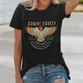 thumbnail image 2 of LINGLANG Womens Summer Tops Dressy Casual Print Top Loose Crew Neck T Shirt Oversized Tshirts, 2 of 4