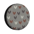 thumbnail image 1 of Fotbe Rooster Funda de Llanta de Repuesto con Estampado, Engrosada, Ajuste Universal para Jeep, Remolque, RV, SUV, Camión-17 inch, 1 of 6