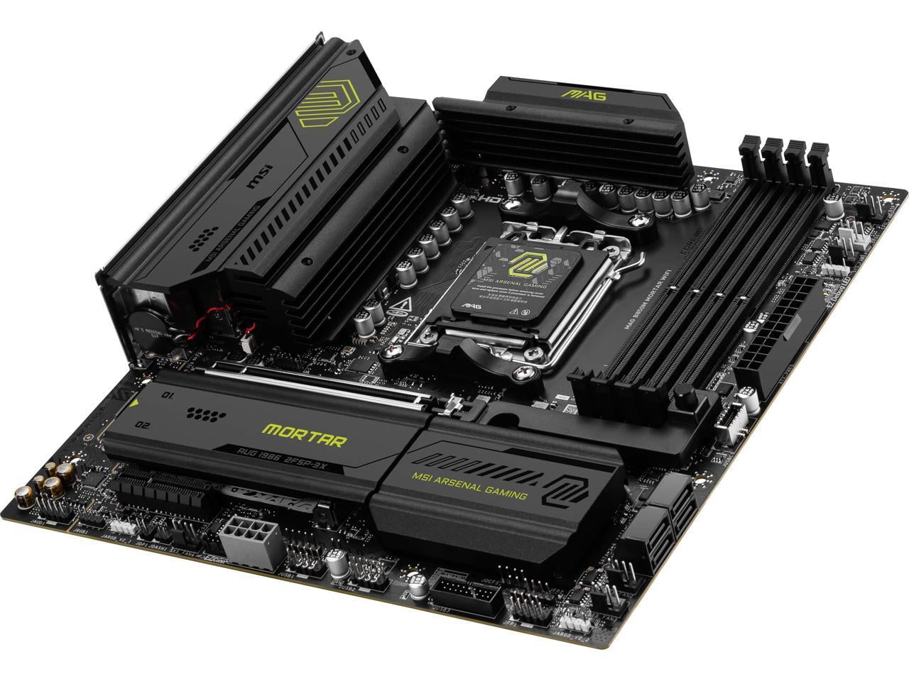 MSI MAG B850M MORTAR WIFI Gaming Desktop Motherboard - AMD B850 Chipset - Socket AM5 - Micro ATX (magb850mmortarwifi)