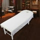 Couverture de Lit de Table de massage Cosmétique Blanche 80 * 190cm avec Trou pour le Visage – image 3 sur 8