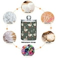 thumbnail image 6 of Yayeee 4 Pack Qtip Holder Bathroom Cotton Swab Canister with Lid Clear Dispenser Set, Winter Goose, 6 of 6
