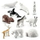 thumbnail image 2 of Juguetes de piscina, juguetes para bebés, juguetes para niños pequeños, 10 juegos de simulación pequeña de escena de simulación de invierno, modelo de decoración, modelos de animales de plástico, 2 of 9